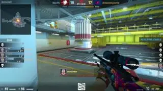 Oskar misses the 1v3 clutch by 1 HP cajunb [  ESL Pro League Finals ]