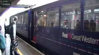 First Great Western Pacer/Nodding Donkey class 143 leaves Exeter St Davids