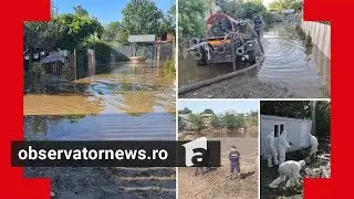 Noapte albă pentru mii de oameni din Galaţi. Un nou cod galben de ploi e în vigoare până la ora 18