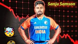 Sanju Samson Downfall 🤯 | India Vs New Zealand Match 