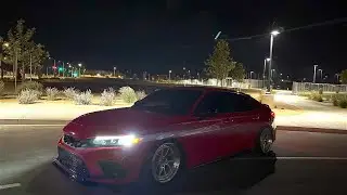 POV Night Drive in My 2022 Honda Civic Si