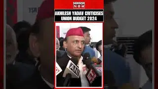 Union Budget 2024 | 'We were all asking for MSP for farmers': Akhilesh Yadav  #shorts #ytshort