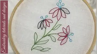 Shadow work embroidery | Indian chikankari work #embroideryforbeginners #shadowwork