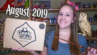 GEEK GEAR WIZARDRY AUGUST 2019 | Harry Potter Subscription Unboxing