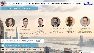 2025 19th Annual Capital Link International Shipping Forum |  Gas Shipping Sector