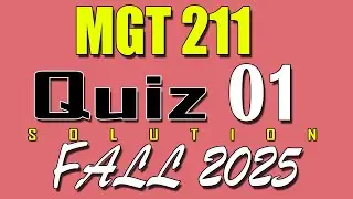 Решение теста MGT211 №1 2025 | Тест MGT211 №1 решен осенью 2025 | VU Scholar