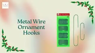 Transform Your Tree with Metal Wire Ornament Hooks! 🌟🎄-Market Mingle