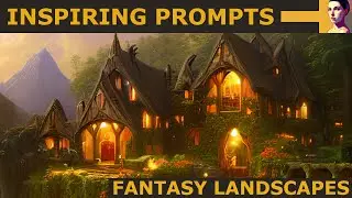 Fantasy landscapes | INSPIRING PROMPTS | AI art Stable Diffusion DALL-E Midjourney