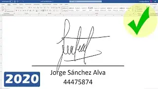 COMO HACER UNA FIRMA EN WORD (En todas las hojas y en algunas)