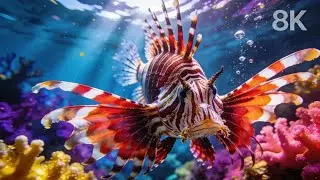 Ultra Relaxing Underwater Life,Coral Reef | Colorful Coral Reef 8K HDR Dolby Vision