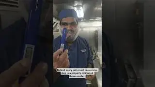 Thermometer Calibration in a Cruise Ship Galley | Food Safety at Sea #CruiseShipLife #GalleyLife #me