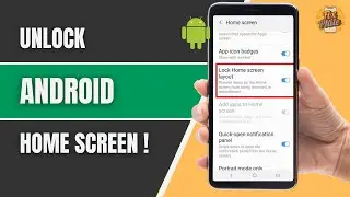 How To Unlock Home Screen Layout on Android (2025) | Move & Rearrange Apps