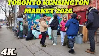 This Side of Canada Will SHOCK You 🇨🇦 | Kensington Market Toronto..Walking Tour 4K