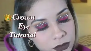Diamond Crown Eye Makeup! 5 year Daughter does Voiceover and Hilarious