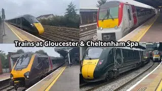 Trains at Gloucester & Cheltenham Spa