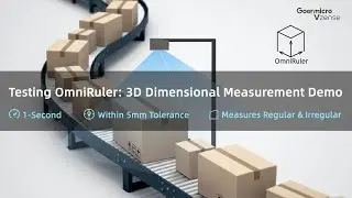 Measure Any Package in 1 Second! 📦 | 3D ToF Automated Dimensioning with OmniRuler from Vzense