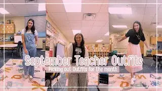 September Teacher OOTD|Apple, pumpkin mickey, and homecoming weeks👗✨|