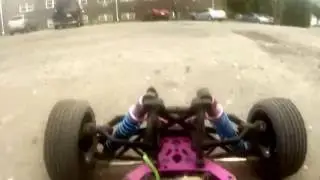HPI Baja 5b GoPro mount bashing, burnouts 29.5cc engine