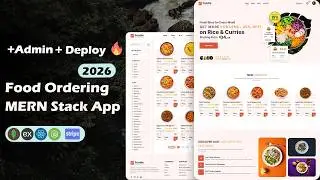 Create a MERN Stack Food Ordering App MongoDB, Express, React, Node - Build and Deploy Food App