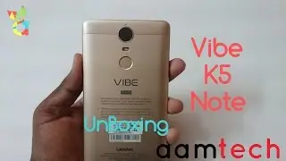 Lenovo Vibe K5 Note - Unboxing | (HINDI)