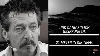 Und dann bin ich gesprungen! 21 Meter in die Tiefe.