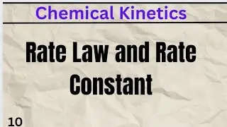 Rate law and Rate Constant | Chemical Kinetics | B.Sc. sem 3 Chemistry