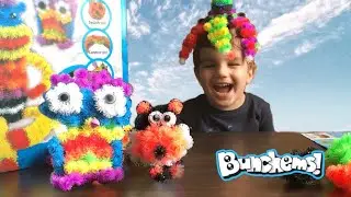 Конструктор РЕПЕЙНИК Bunchems / Играем с Камилем  Сделали Сову Осминога и Тигра