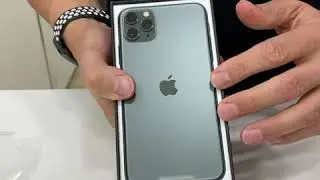 unboxing iPhone 11 Pro Max Green