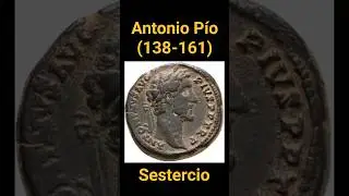 Sestercio del emperador Antonio P&iacute;o.