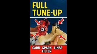 Husqvarna 128LD Full Tune-Up &ndash; Carburetor, Fuel Lines, Spark Plug & Air Filter DIY Fix
