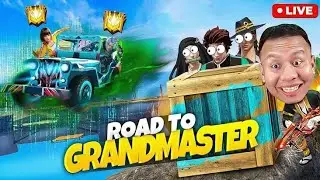 Grandmaster rank push | Unlimited Customs | Free Fire Live In Telugu  | Ff Live In Telugu