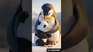 The White Egg Adventure: Baby Panda&rsquo;s Journey & Penguin&rsquo;s Love🐼❄️ #actinngchallenge #trending #viral