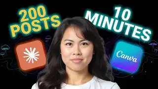 I Made 200 Social Posts in 10 Minutes With Claude + Canva