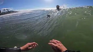 Surfing POV 48 - Surfing Faria Beach With Owen POV
