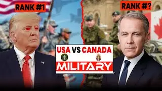 USA vs Canada Military power comparison 2025. USA military power 2025.   Canada military power 2025