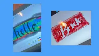 Hello, Bricks! Satisfying Calligraphy 2 Video Collection