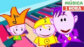 Desenho educativo 2 anos | Aprender instrumentos musicais | Os notekins | Primeira Universidade