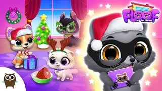 FLOOF Holiday Cartoon 🎄 A Suprise for Racoon 🦝🎁 FLOOF - My Pet House | TutoTOONS