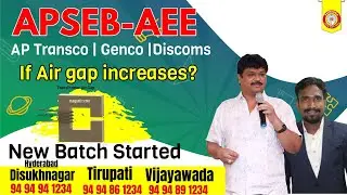 TRANSCO,GENCO,DISCOMS AEE NOTIFICATION 2025 |AE ONLINE CLASSES | TRANSFORMERS If airgap increases?