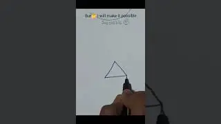 This shape is impossible to draw#shorts
