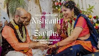 Nishanth & Savitha Engagement Ceremony | Trailer Film | Bangalore India