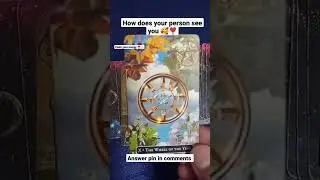How does your person see you 🥰❣️ #shortarot #tarotshort