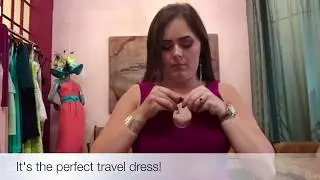 The Amazing 4-Way Dress by Shelley Klassen! The perfect travel dress!
