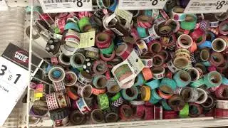 3 washi tapes for $1 at Michael&rsquo;s