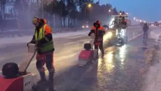 Zirocco - Road dryer in extreme conditions (Russia)