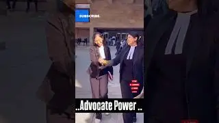 judge Vs Girl Advocate Attitude Power 🥵 #law #shorts #lawyer #advocate #viral #trending #llb