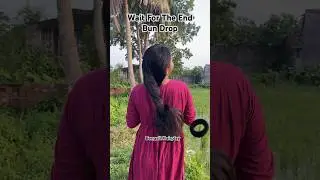 Wait for the end bun drop #bundropchallenge #bun #bundrop #hairstyle #longhair #viral #hugebun