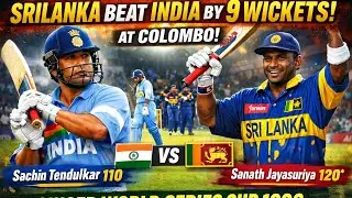 SRILANKA VS INDIA| LEAGUE MATCH @ COLOMBO| SINGER WORLD SERIES CUP 1996.