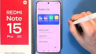 Redmi Note 15 Pro 5G: How To Change Display Size