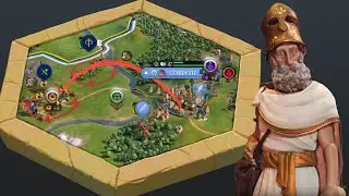 Мирная культурная игра будет похожа на... - Civ 6 Deity Часть 4